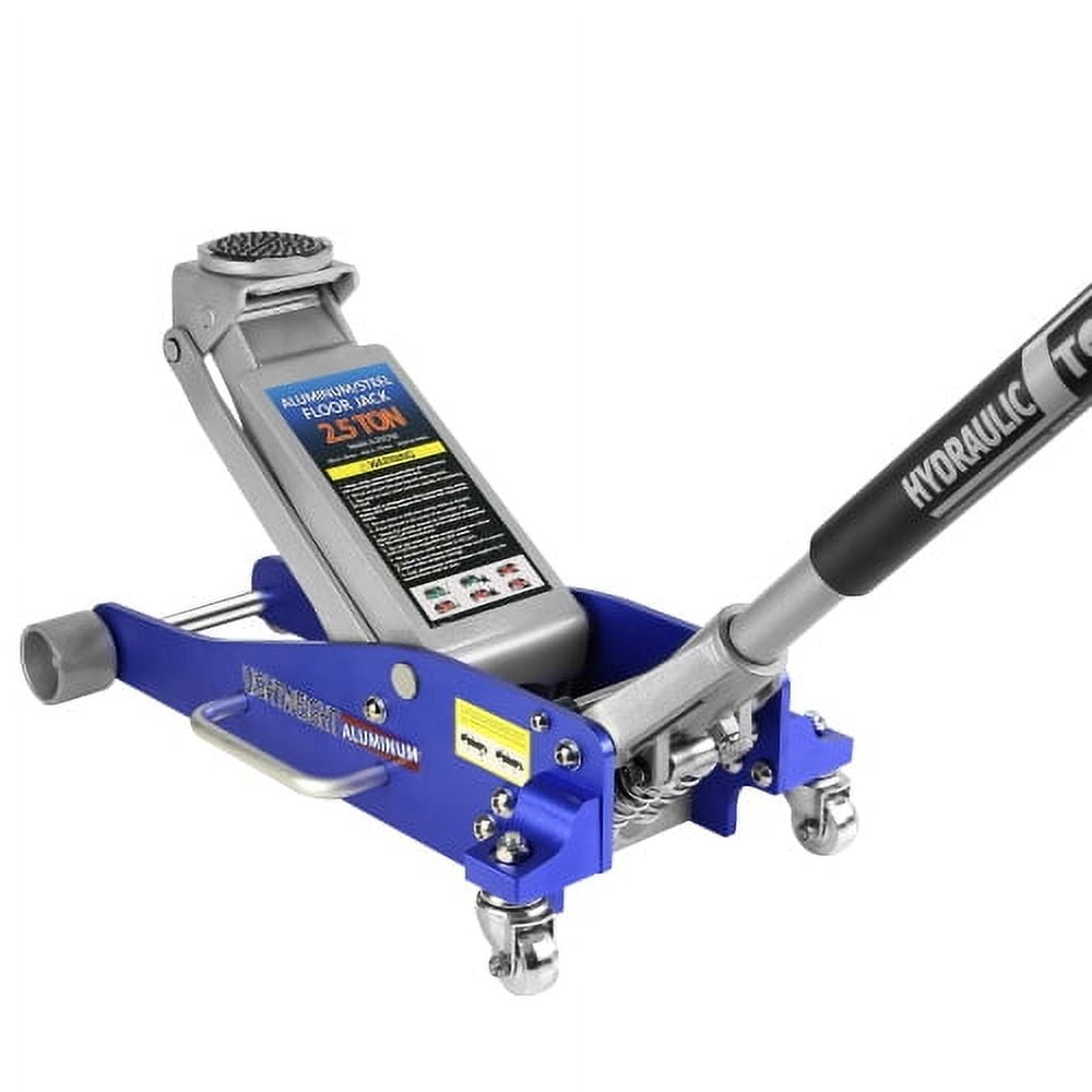 POVANLI 2.5 Ton (5500 lb) Low Profile Floor Jack,Aluminum Low Profile Jack, Heavy Duty Steel Racing Floor Jack with Dual Piston Quick Lift Pump,Lift Range 3.75"-18.7"