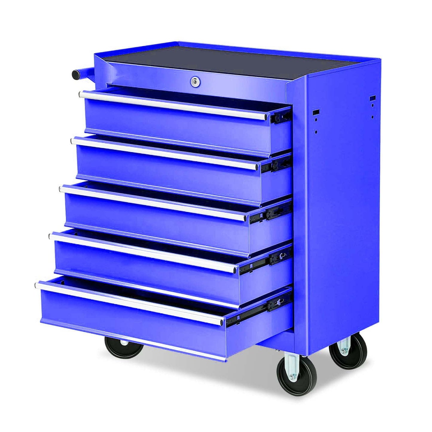 POVANLI 5 Drawers Rolling Tool Chest with Wheels, Portable Rolling Tool Box on Wheels, Tool Chest Organizer for Garage, Workshop, Home Crafts Use