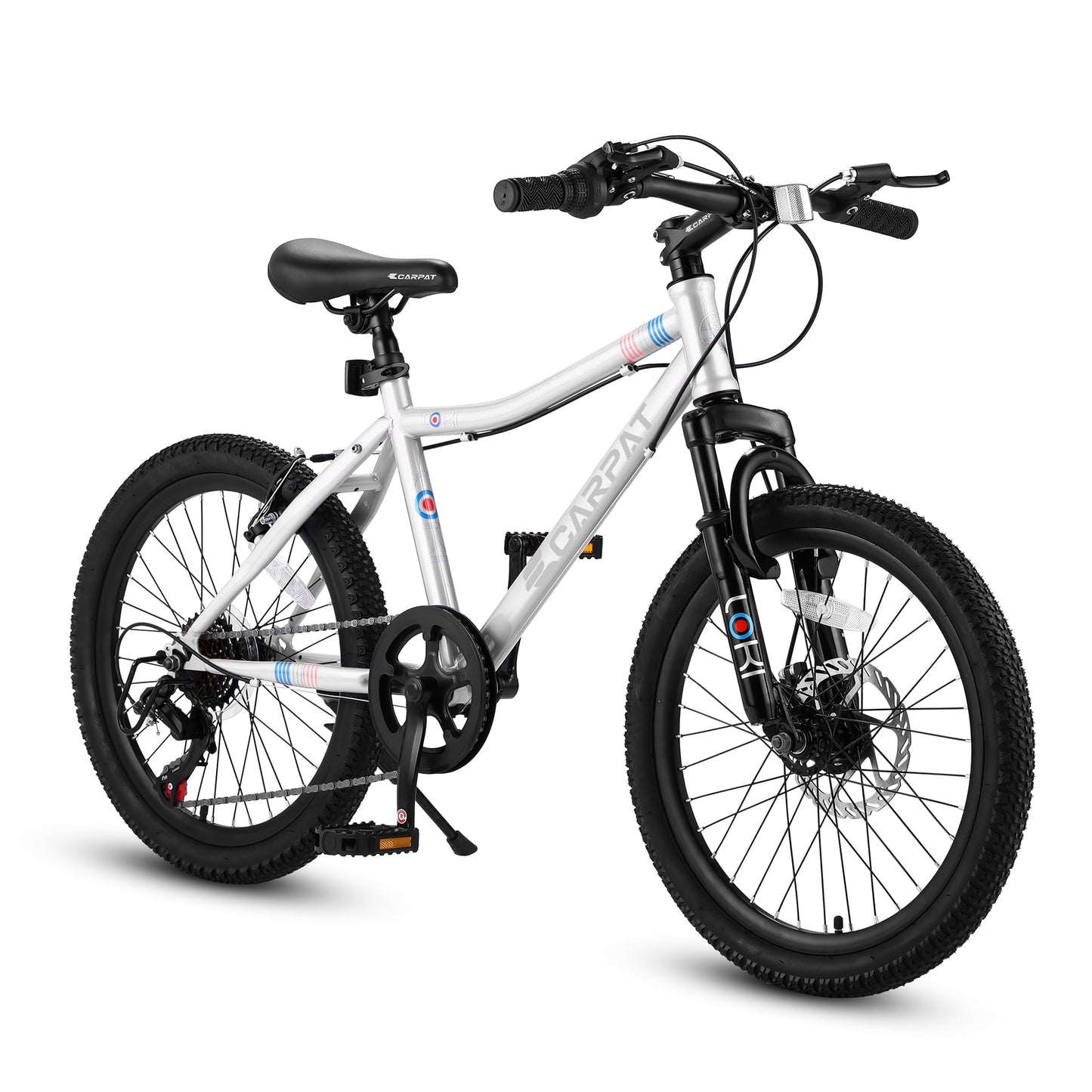 POVANLI 20"Kids Bike, Kids' Bicycle With 7 Speed for Boys Girls Age 7-10 Years