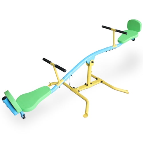 POWANLI 400lbs Kids Seesaw Teeter Totter Spinning Kids Outdoor Playground Equipment, Swiveling 360 Degrees Rotating for Kids 3-10