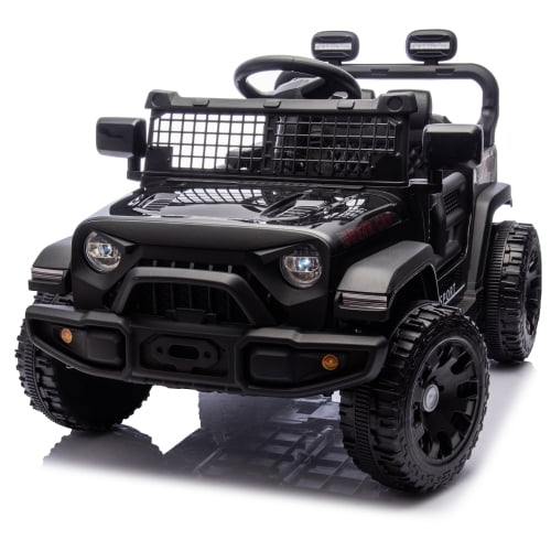 CAMSCH 24V Kids Ride on Car W/Parents Control,Four-wheel suspension,2WD,Power display,Bluetooth,MP3,Music,LED headlight,Provide a speed of 1.86-3.11MPH For Kids Aged 2-5 years old black
